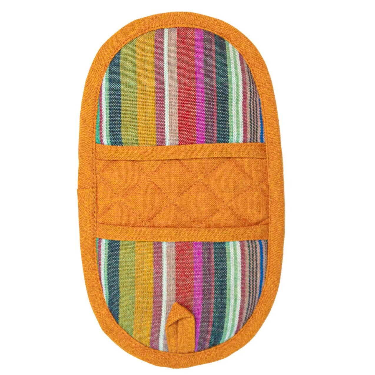 Double-Ended Oval Pot Holder: Slate