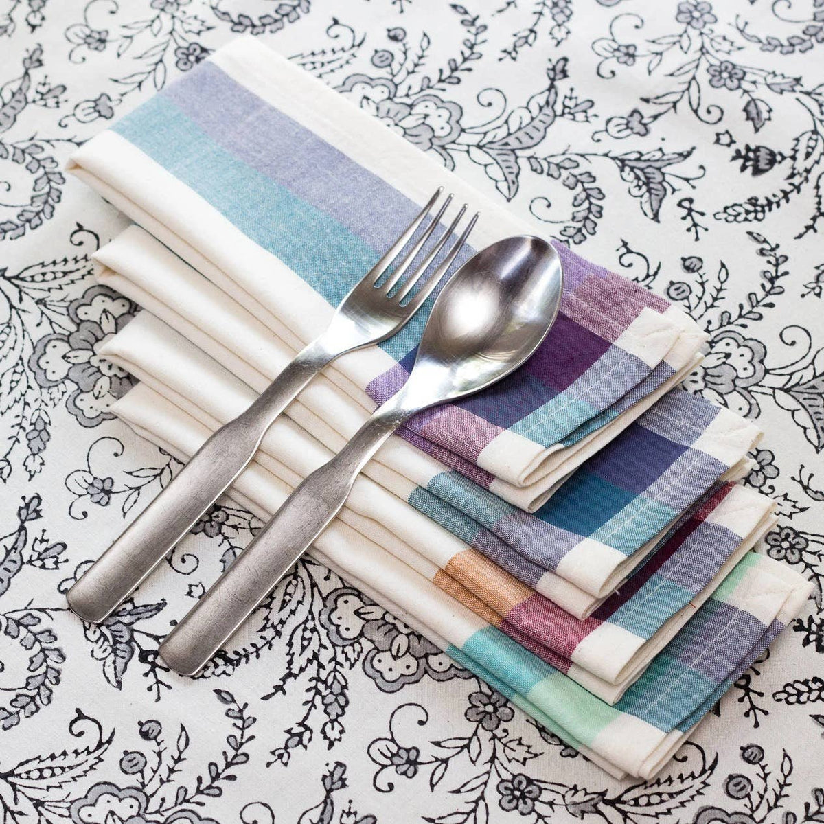 CLOVE Handwoven Cotton Napkins: Set of 4