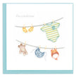 Baby Clothesline Greeting Card