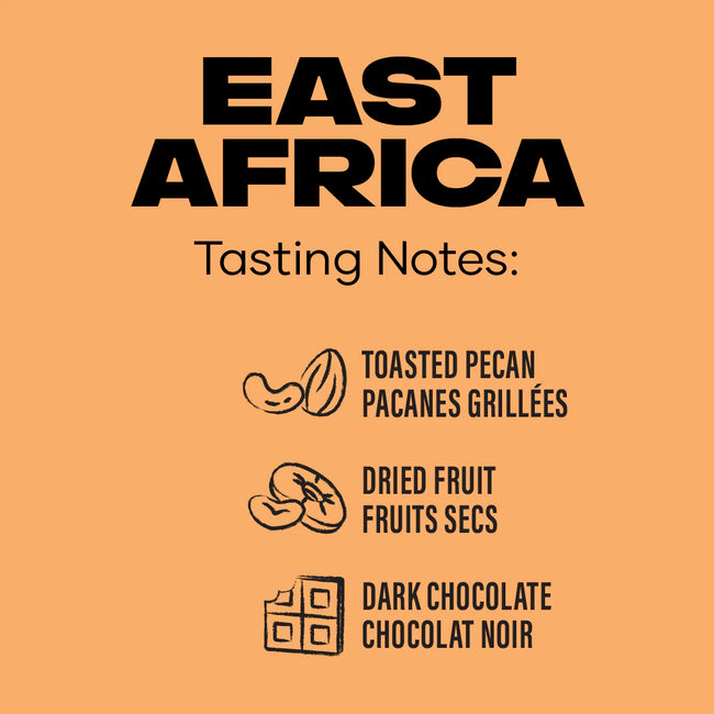 East Africa Coffee: Whole Bean