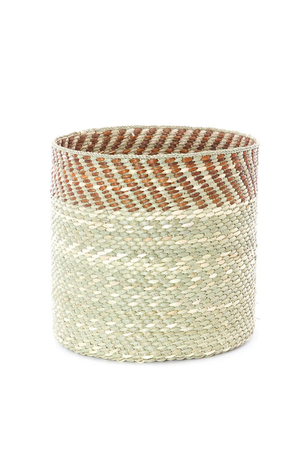 Brown and Natural Kupanda Iringa Basket