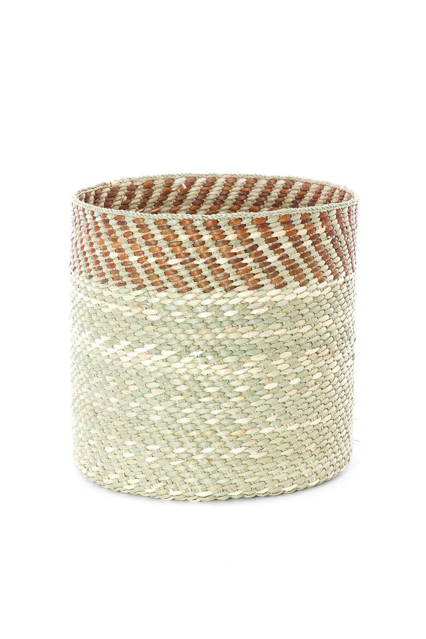 Brown and Natural Kupanda Iringa Basket
