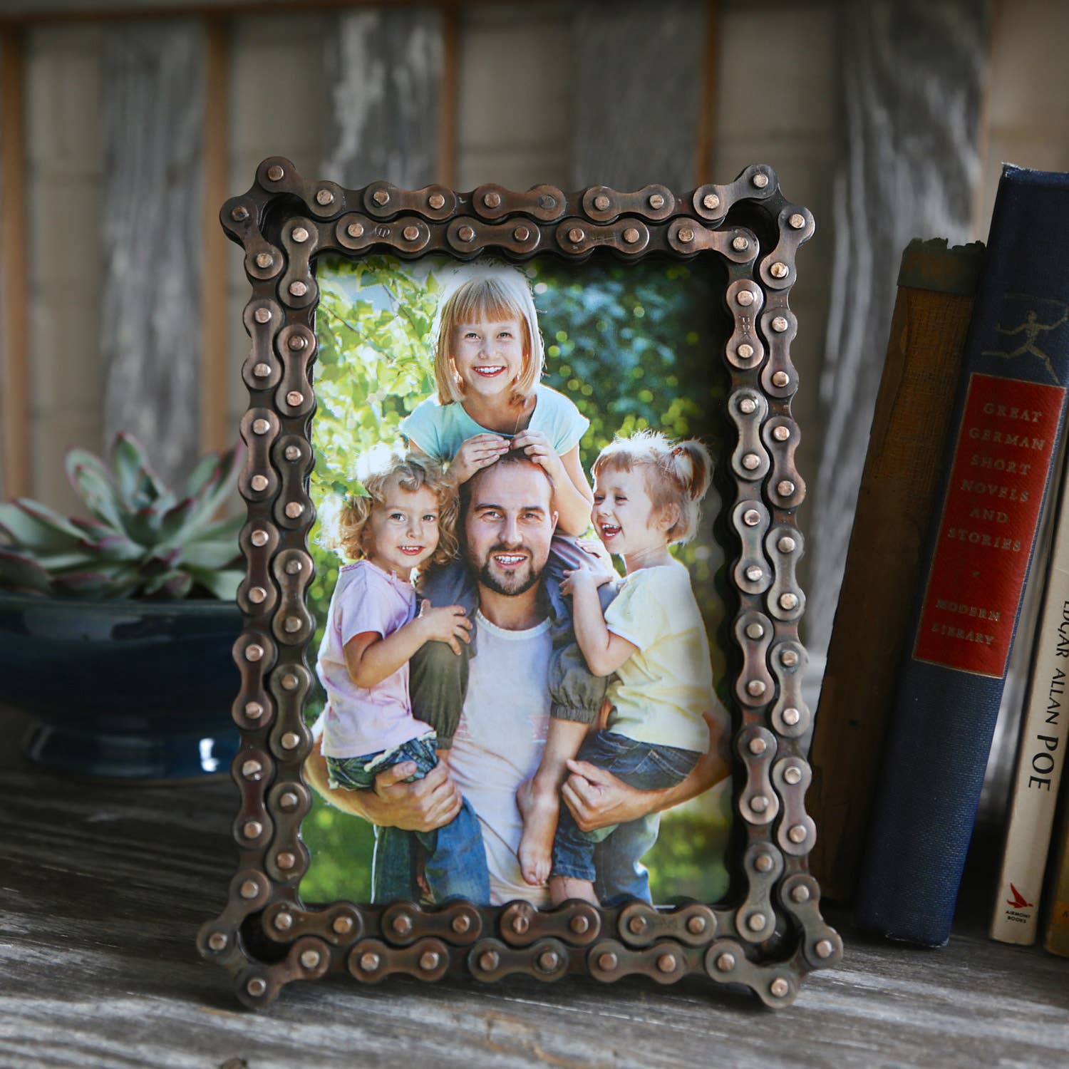 4x6 Bicycle Chain Picture Frame