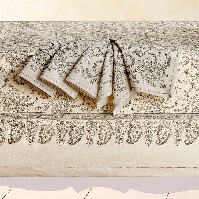 IVY SLATE Cotton Tablecloth