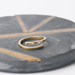 CLASSIC GOLD Morse Code Ring - Stamped | MAMA: Mama