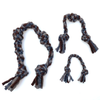 Dharma Dog Toy - Knotted Rope Pull: Navy/ Green
