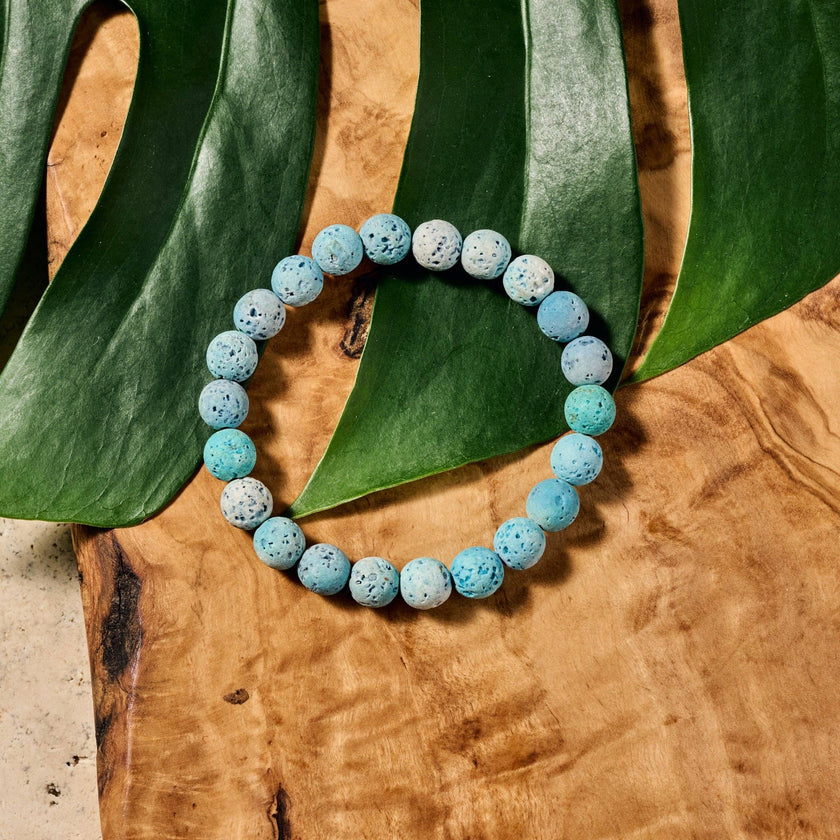 Sama Lava Rock Stretch Bracelet