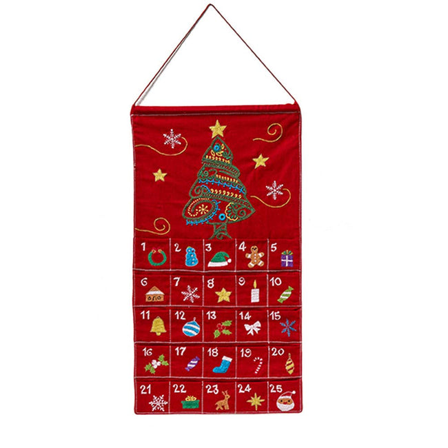Christmas Countdown Pocket Advent Calendar