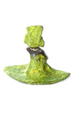 Graciously Waiting Burkina Bronze Sculpture