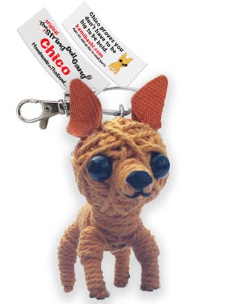 Chico the Chihuahua String Doll Keychain
