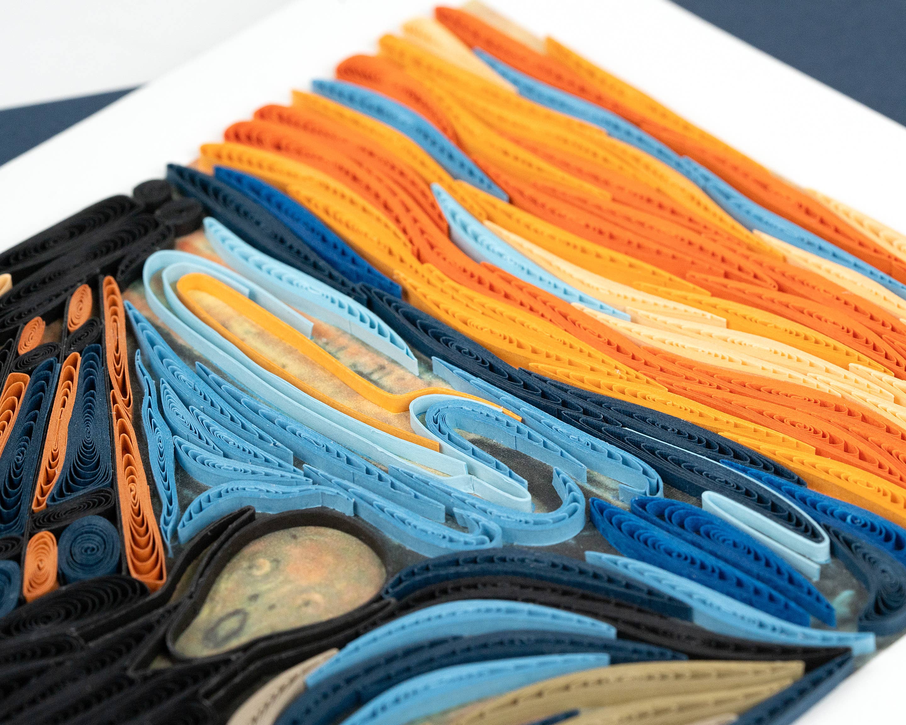 Artist Series - Quilled The Scream, Munch Greeting Card