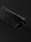 Woven Sunglass Case: Brown