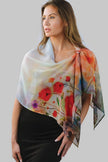 Aloka Scarf: Red Poppies