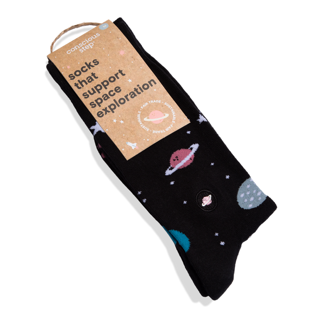 Socks that Support Space Exploration: Black Galaxy
