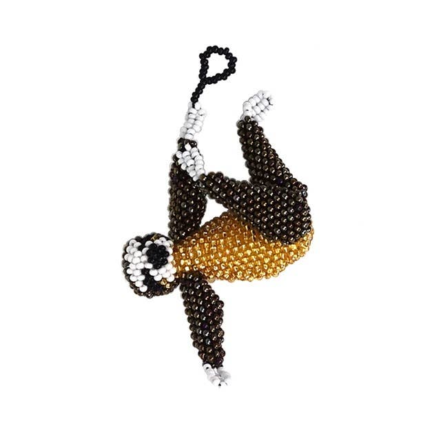 Sloth Beaded Ornament