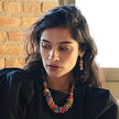 Confetti Kantha Cluster Earrings