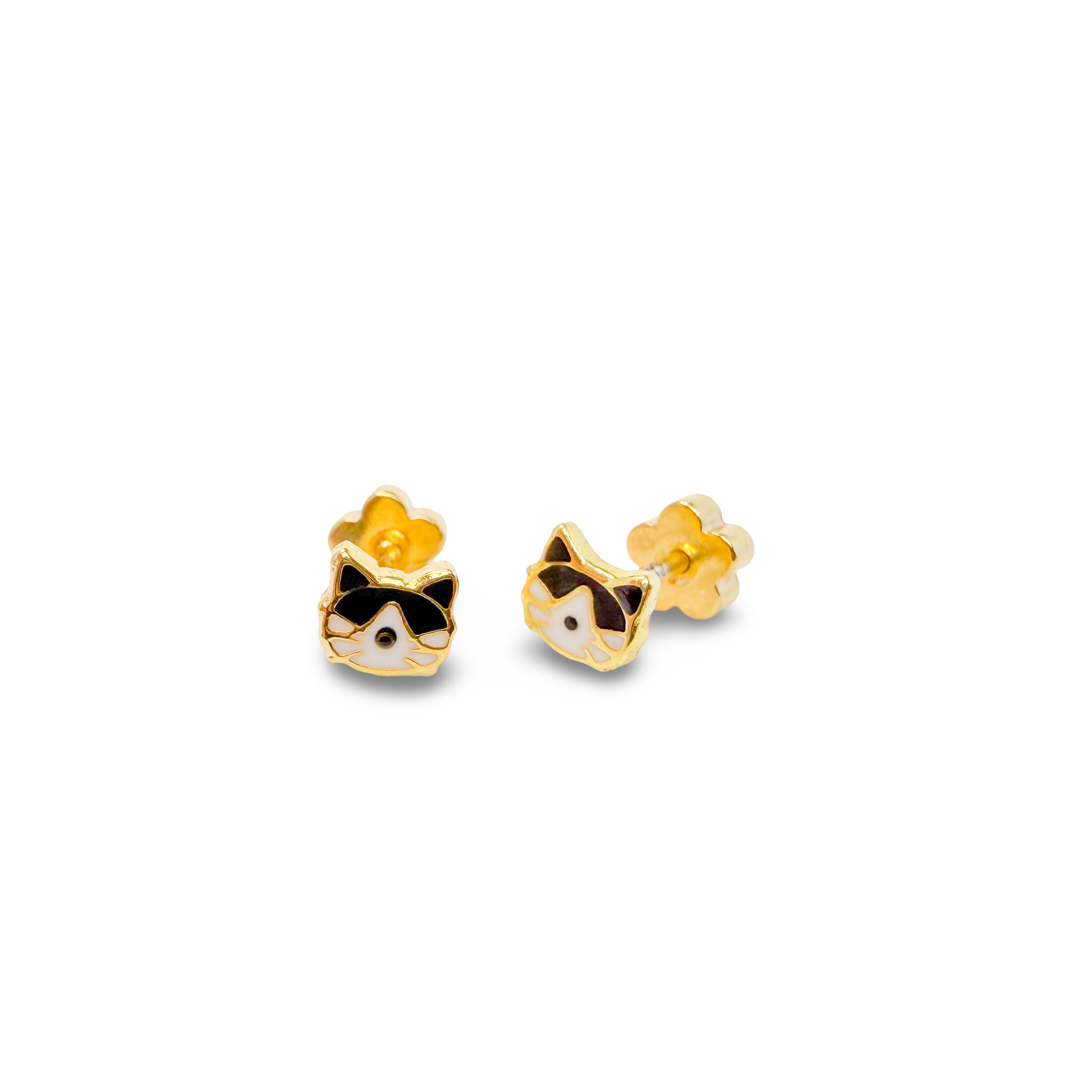 Cat Tiny Stud Earrings