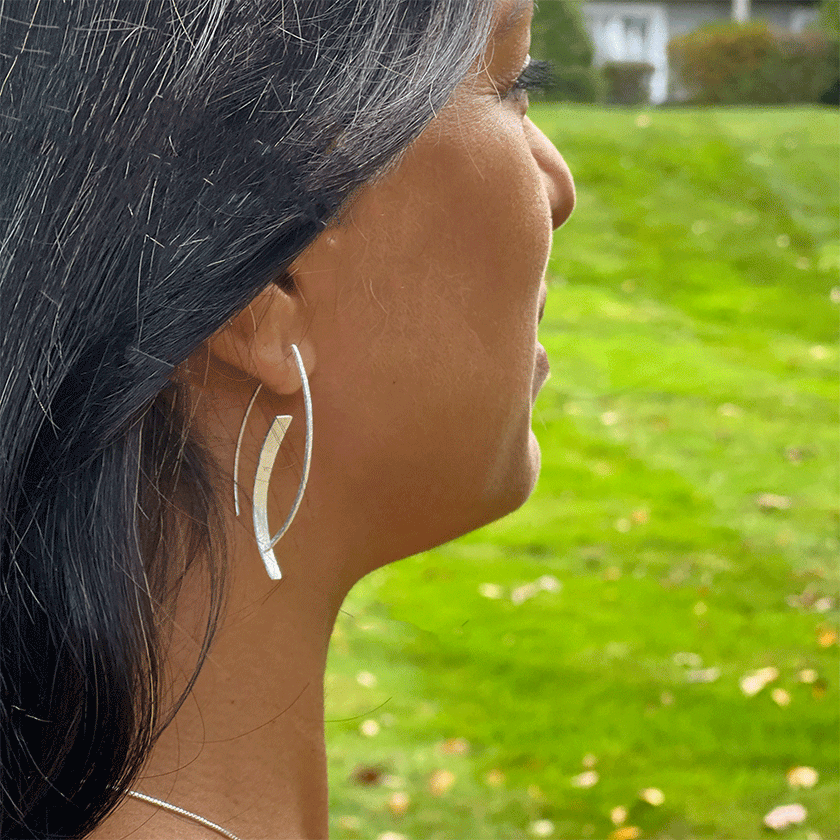 Touch Of Sparkle Earrings - Sterling Silver