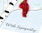Cardinal Sympathy Greeting Card