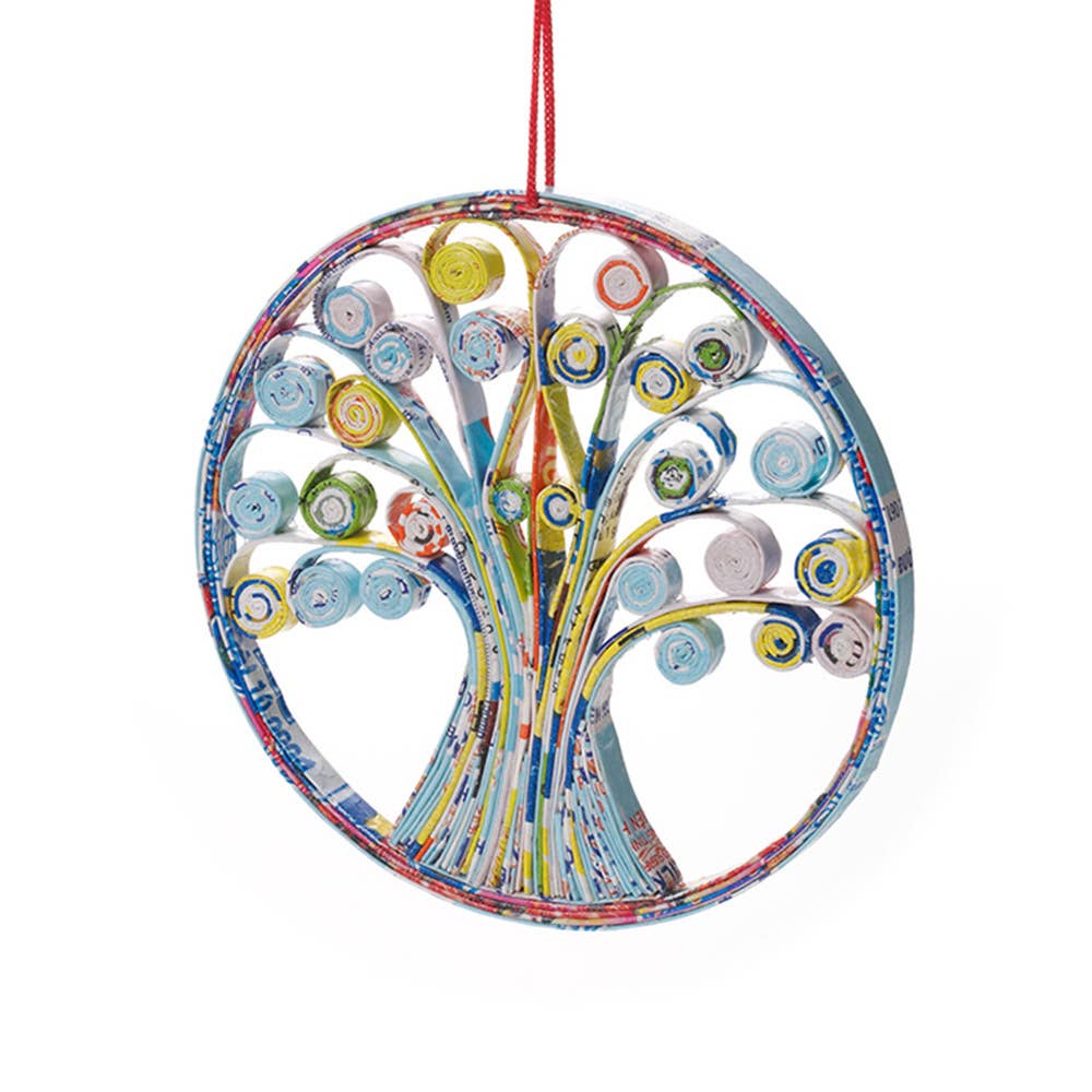 Quilled Tree of Life Christmas Ornament