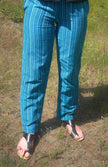 Cotton Straight Leg Pants : Black / L