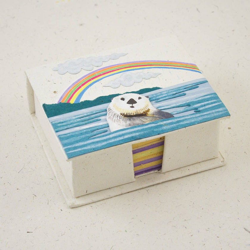 Note Box: Sea Otter Natural White