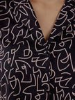Camp Shirt Black Lines: Black Lines / XS