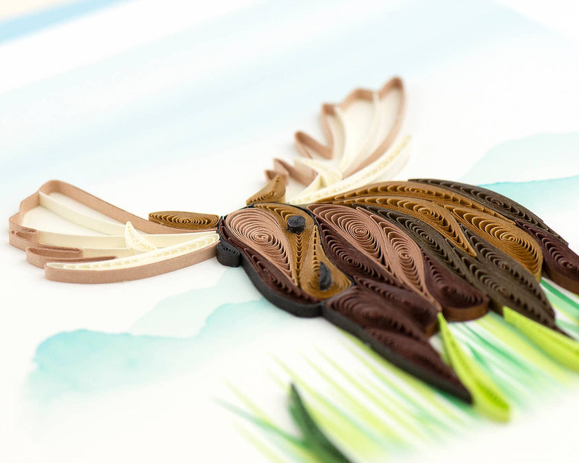 Moose Everyday Quilled Greeting Card