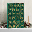 Gilded Paper Christmas Advent Calendar