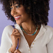 Color Pop Bold Gemstone Beaded Necklace