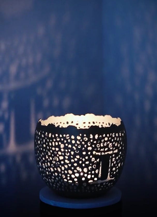Gemini Candleholder
