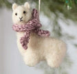 Cozy Llama Christmas Ornaments
