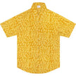 Slim Fit Shirt: Floral Burst- Gold-Organic