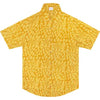 Slim Fit Shirt: Floral Burst- Gold-Organic