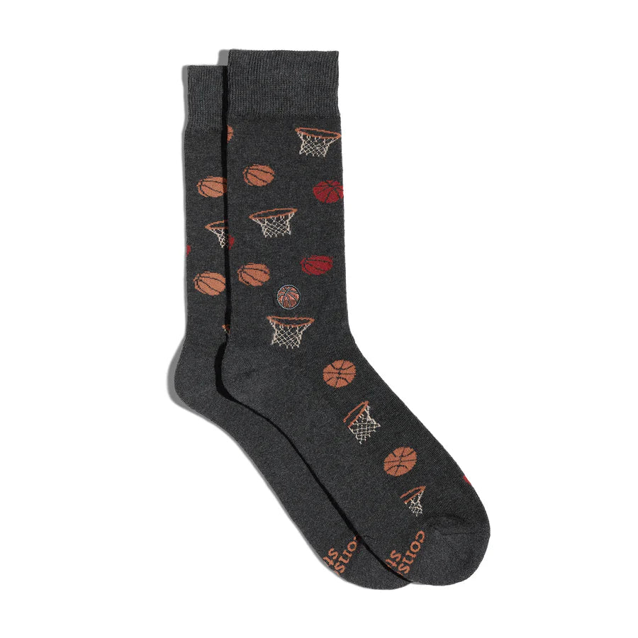 Socks that Support Youth Sports: Basketballs