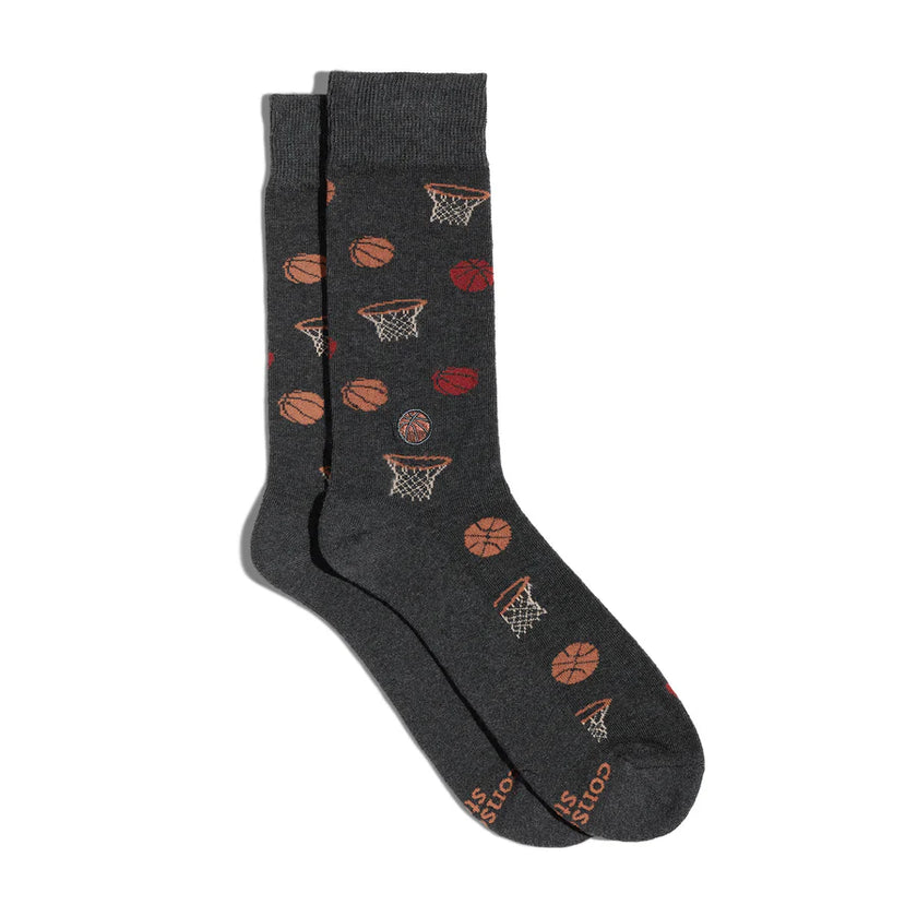 Socks that Support Youth Sports: Basketballs